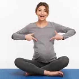 Femme yoga